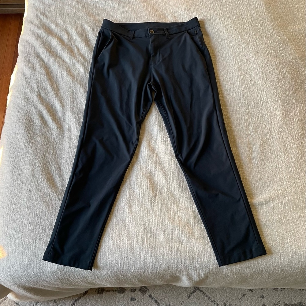 Lululemon ABC Commission Pant Warpstreme 32” True Navy Slim Tapered Trouser
